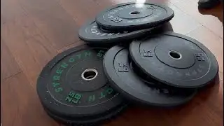 XDDIAS Olympic Bumper Plates, High Bounce Olympic Weight Plates for Weight Lifting and Strength