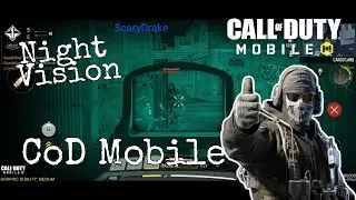 Night Vision Gameplay | COD Mobile | Hackney Yard Night Vision  | CoDM | Call of Duty Mobile