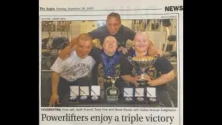 The Special Olympics Powerlifting Champions...