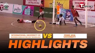 Highlights | IUBAT vs PU | BSL Inter-University Futsal 2024 | T Sports