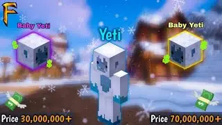 How To Get BABY YETI Pet In Fakepixel Skyblock 