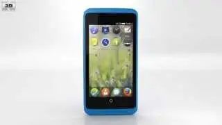 ZTE Open C Blue 3D model by 3DModels.org