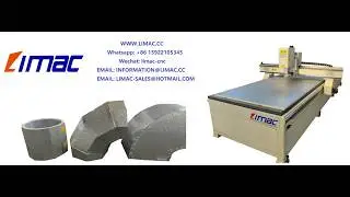 LIMAC R2110K 5-axis CNC machine cutting reducer offset duct board Pre-insulated PIR rock wool