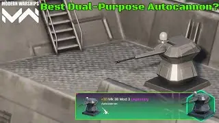 MK 38 Mod 3 Autocannon Review and Test | Can It Attack Air Targets? | Modern Warships Alpha Test