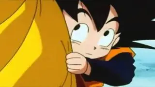 Goku meets Goten for the First Time. [HD]