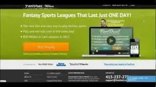 FanDuel.com Daily Fantasy Sports website Review