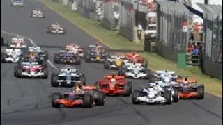 Salida Gran Premio de Australia 2008 F1