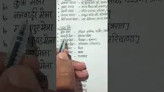 भारत के प्रमुख मेले #indianstategk #ssc #motivation #gkrajasthan9829 #upsc #rajasthangk #gk #gkstudy