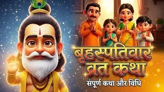 बृहस्पतिवार व्रत कथा | धन-सुख-शांति देने वाली कथा | guruvar vrat Katha | गुरु बृहस्पति व्रत🙏