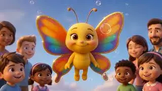 Happy Butterfly Dance | Kids Animation and Sing Along