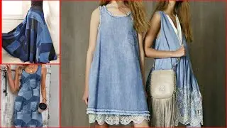 From Old Jeans to New Style 💙 ||Aesthetic Denim Jeans Craft Ideas | Trending DIY 2026