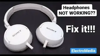 Simplest way to repair your headphone's at home |DIY| ELECTROMEDIA.