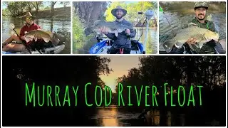 Murray Cod Kayak Fishing { Freshwater River Float } Multi Day Camping Trip