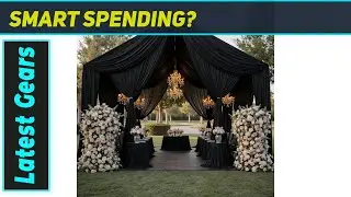 Transform Your Party with These EPIC Black Ceiling Drapes!
