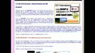 2LH30 - LG's Best LCD TV - Product Info and Great Deals Site Reviews