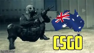 Australian CSGO - The Legend Of The Black Blues Player.