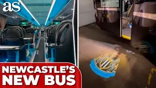 NEWCASTLE'S HIGH-TECH LUXURY BUS looks like a FIVE-STAR HOTEL on wheels
