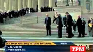 Sen. Mark Kirk Returns To Senate
