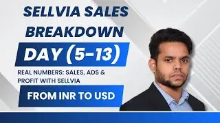 Sellvia Review Results | My Sales, Ads & Profit Breakdown (Day 5 to 13)