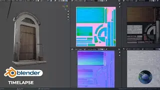 Howl's Moving Castle Portal - Game Asset (No Sculpt/Texture Read...)[Timelapse]