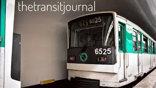 Paris Metro MP 73 Rail Cars.