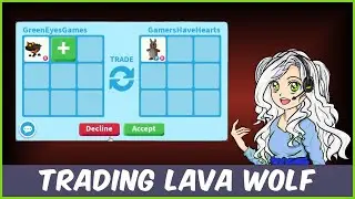 I Traded A Lava Wolf in Adopt Me✨ How to get a Lava Wolf in Adopt Me!