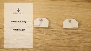 Window Fashion Plissee Messanlelitung für die Plisseemontage mit Flachträgern