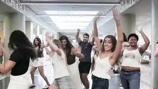 Grand Central Flash Mob performance in Dartmouth's Baker-Berry Library