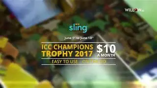 Watch the ICC Champions Trophy live on Willow HD with Sling TV!