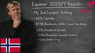 Опубликованы финансовые результаты Equinor за 2025 финансовый год &ndash; вот мои мысли по этому поводу.