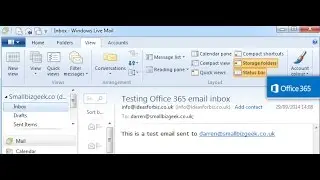 Configure Office 365 Email on Windows Live Desktop Client