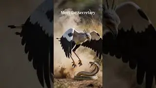 This bird kills snakes...