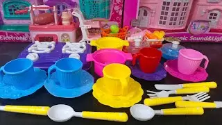 2 Minutes Satisfying with Unboxing Hello Kitty Kitchen Set ＆ Vegetables Toy Set ASMR | Review Toys