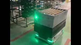 Intuitive AGV for easy and efficient operation.#innovation #logistics #automation #supplychain