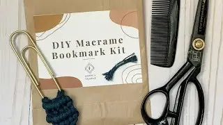 DIY Macrame Bookmark Tutorial