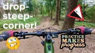 MTB Progression Session: Steep Trails, Gnarly Corners & Finally Hitting the Drop!