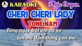 Karaoke Cheri Cheri Lady Lời Việt Tone Nam - Beat Nhạc Sống Dễ H&aacute;t - Ph&uacute;c Organ