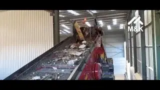 M&K Waste Recycling System featuring Combi Waste Screen, Picking Station & 2 Stage Air Separator