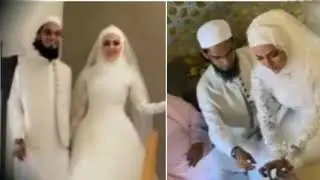 Sana Khan married to Mufti Anas at Surat | Marriage wedding Sanakhan | plasticaHindi