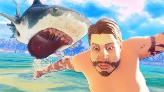 Поедание вкусных человечков в Maneater
