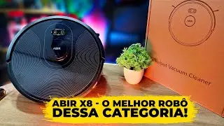 O MELHOR ROBÔ ASPIRADOR PRA COMPRAR EM 2024? Abir X8 ASPIRA, PASSA PANO SUPER BEM E FAZ MUITO MAIS!