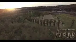 New MTrade headquarters, composited with drone footage from DJI Phantom Pro, 3DS Max, & 3DF Zephyr