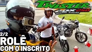 CBX 250 TWISTER CARBURADA | ELE INVADIU O CANAL😂 @EdinhoMotovlog 🔥 Rol&ecirc; com o Inscrito Ricardo🏍 #2/2