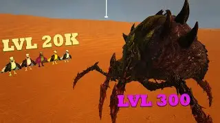 Broodmother BOSS Lvl 300 VS 5 Eagles Lvl 20k - #Shorts