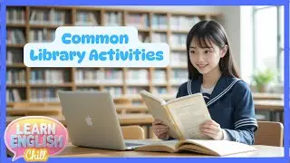 Learn English with Common Library Activities | Learn English Chill #LearnEnglish