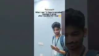Extrovert vs Introvert reaction on class cancelled 😂 #comedy #funny #subscribe #memes #youtubeshorts