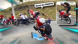 ACELEROU E JOGOU A MOTO ENCIMA DA GALERA . Esse Domingrau foi só L0ucura .