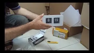 Unboxing and test of Auto Flip Clock