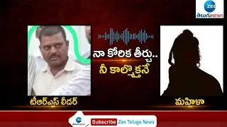 TRS Leader Conversation With Lady | నా కోరిక తీర్చు .. నీ కాల్మొక్త | Audio Viral | ZEE Telugu News
