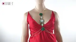 Navoky Boho حجر الراين سلسلة الجسم سلسلة الجسم سلسلة الكريستال الصيف قلادة لامعة الصدر سلسلة مجوهرات